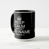 Keep Calm and Let add name handle it Big Mok (Voorkant links)