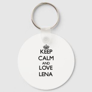 Keep Calm and Love Lena Sleutelhanger