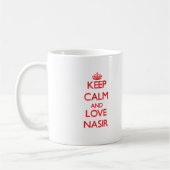 Keep Calm and Love Nasir Koffiemok (Links)