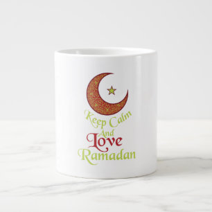 Keep Calm and Love Ramadan Extra Grote Beker