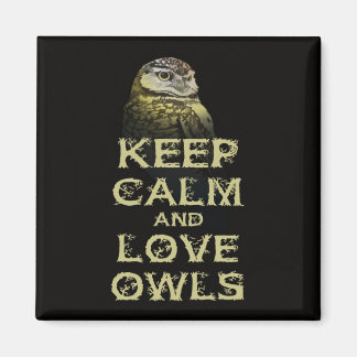 Keep Calm and Love Uilen Originele Uil Gift Stuff Magneet