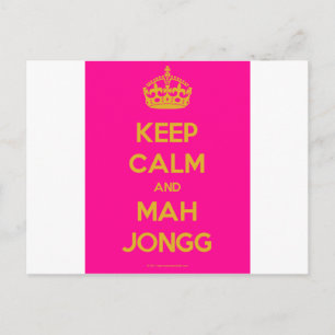 Keep-Calm-And-Mah-Jongg.pdf Briefkaart