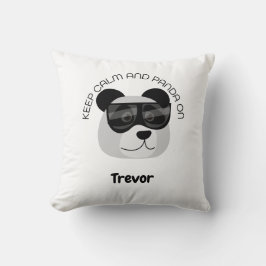 Keep Calm and Panda On Kussen