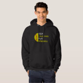 Keep Calm and Play Baseball Hoodie (Voorkant volledig)
