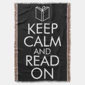KEEP CALM AND READ ON DEKEN (Voorkant Verticaal)