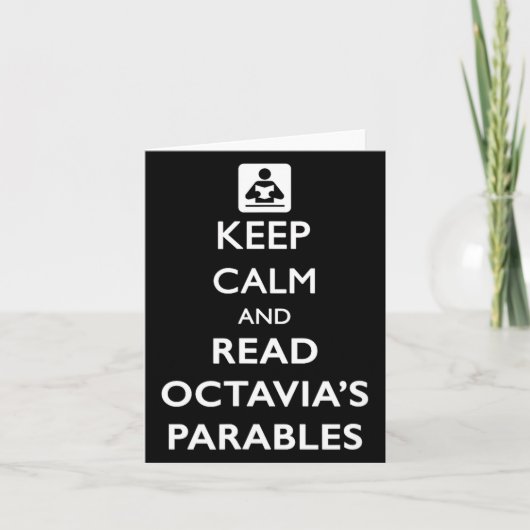 Keep Calm And Read Parables Kaart (Voorkant)