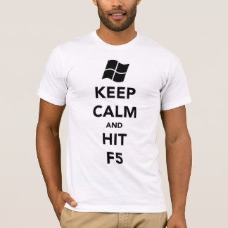 "Keep Calm and Refresh" A.A. Stijl T-shirt