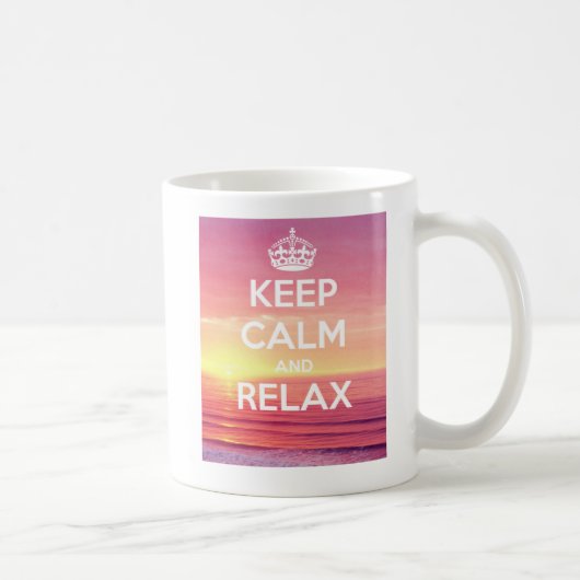 Keep calm and relax Mug (Droite)