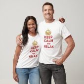 Keep calm and relax t-shirt (Unisex)
