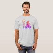 Keep Calm and Ride On Dirt Bike T-Shirt (Devant entier)