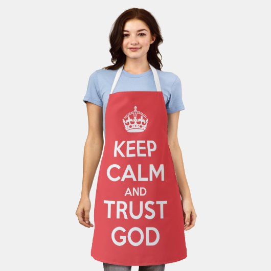 Keep Calm and Trust God Schort (Gedragen)