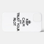 Keep Calm and Trust Your Pilot Case-Mate iPhone Case (Achterkant (horizontaal))