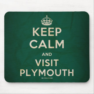 'Keep Calm and Visit Plymouth' Mousemat Muismat