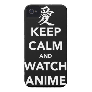 Keep Calm and Watch Anime iPhone 4 Hoesje