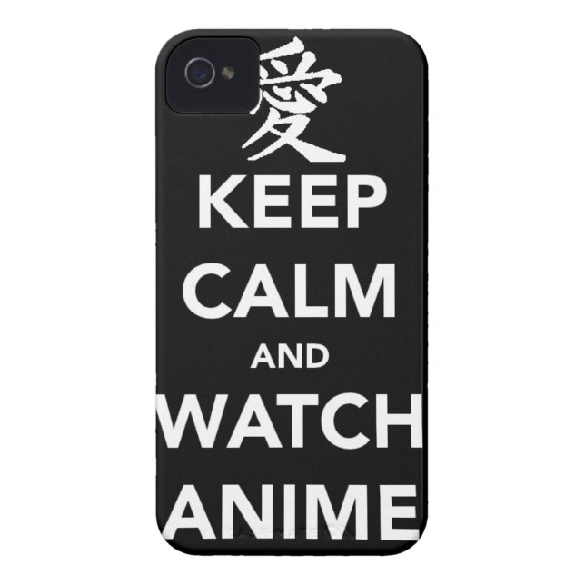 Keep Calm and Watch Anime Case-Mate iPhone Case (Achterkant)