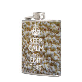 KEEP CALM AND Your Text on Popcorn Heupfles (Links)