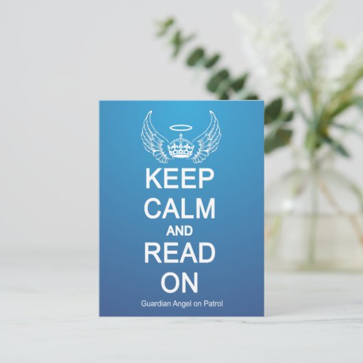 Keep Calm  Briefkaart (Staand voorkant)