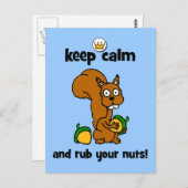 keep calm  briefkaart (Voorkant / Achterkant)