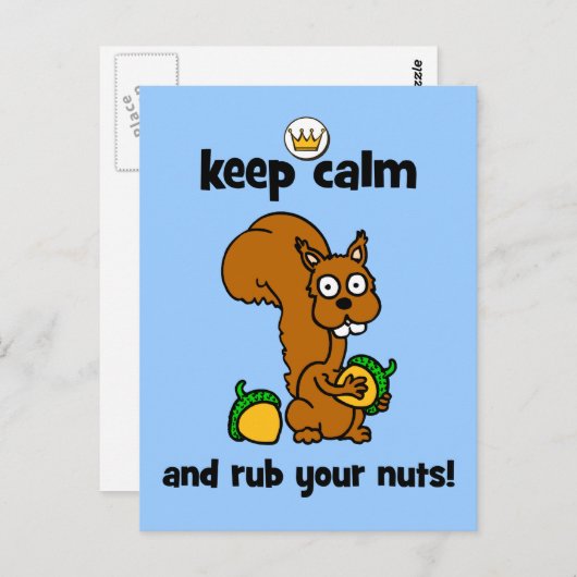 keep calm  briefkaart (Voorkant / Achterkant)