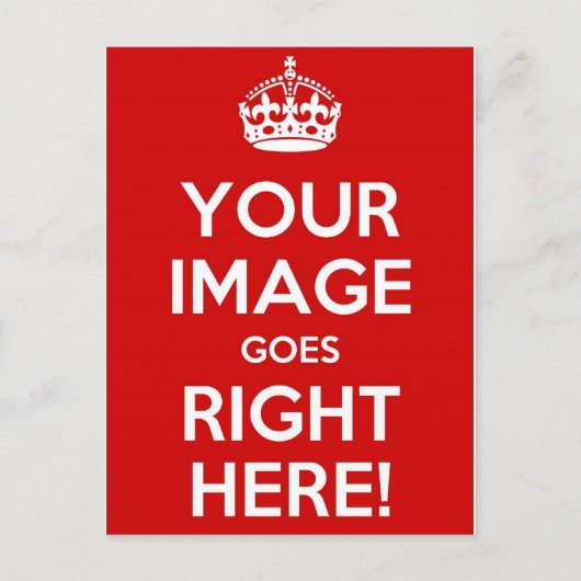 Keep Calm Briefkaart (Voorkant)