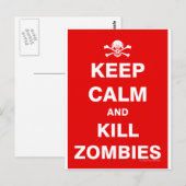 Keep Calm Briefkaart (Voorkant / Achterkant)