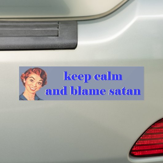 keep calm bumpersticker (Op auto)