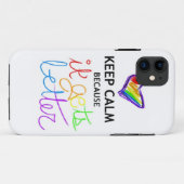 Keep Calm Case-Mate iPhone Case (Achterkant (horizontaal))