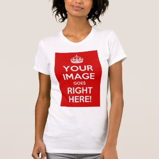 Keep Calm Dames Petite T-Shirt