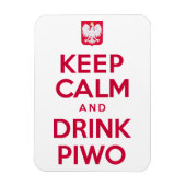 Keep Calm Drink Piwo Pools Magneet (Verticaal)