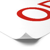 "Keep Calm" en "Eat Organic" tomaten Poster (Hoek)