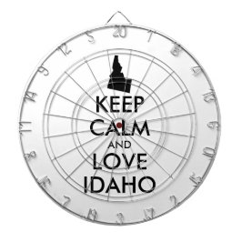 KEEP CALM EN VERLIES IDAHO DARTBORD