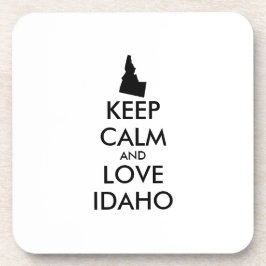 KEEP CALM EN VERLIES IDAHO DRANKJES ONDERZETTER