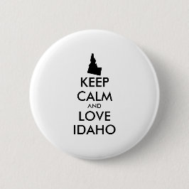 KEEP CALM EN VERLIES IDAHO RONDE BUTTON 5,7 CM