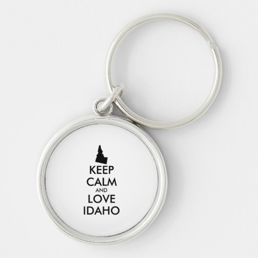 KEEP CALM EN VERLIES IDAHO SLEUTELHANGER (Voorkant)