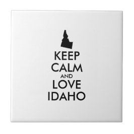 KEEP CALM EN VERLIES IDAHO TEGELTJE