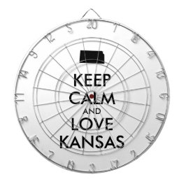 KEEP CALM EN VERLIES KANSAS DARTBORD