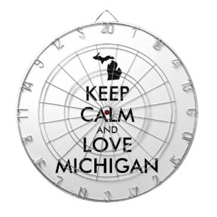 KEEP CALM EN VERLIES MICHIGAN DARTBORD