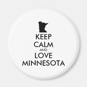 KEEP CALM EN VERLIES MINNESOTA MAGNEET