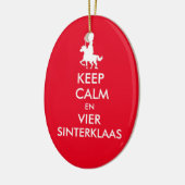 Keep Calm en Vier Sinterklaas Ornament (Links)