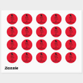 Keep Calm et Eet Pepernoot Sticker (Feuille)
