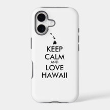 KEEP CALM et LOVE HAWAII personnalisables