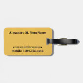 Keep Calm Gamble Las Vegas Bagagelabel (Achterkant horizontaal)