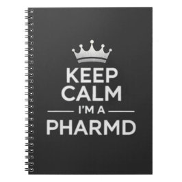 Keep Calm I’m a PharmD Funny Pharmacy Notitieboek