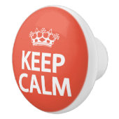 Keep Calm Keramische Knop (Rechts)