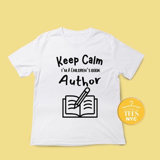 Keep Calm | Kinderboek Auteur Unisex T-shirt