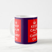 Keep Calm Koffiemok (Voorkant links)