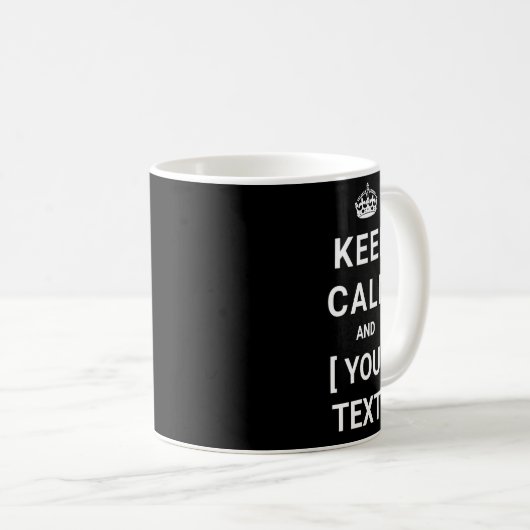 Keep Calm Koffiemok (Voorkant rechts)