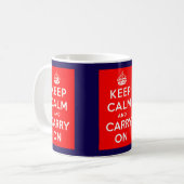 Keep Calm Koffiemok (Voorkant links)