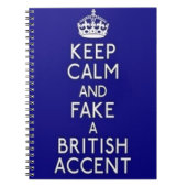 Keep Calm  Notitieboek (Voorkant)