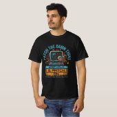 Keep Calm & Patch On T-shirt (Voorkant volledig)
